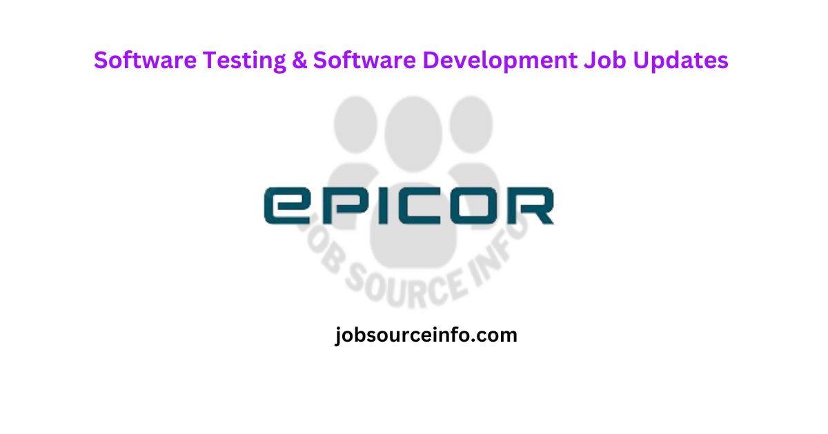 Epicor Hiring QA Associate Developer